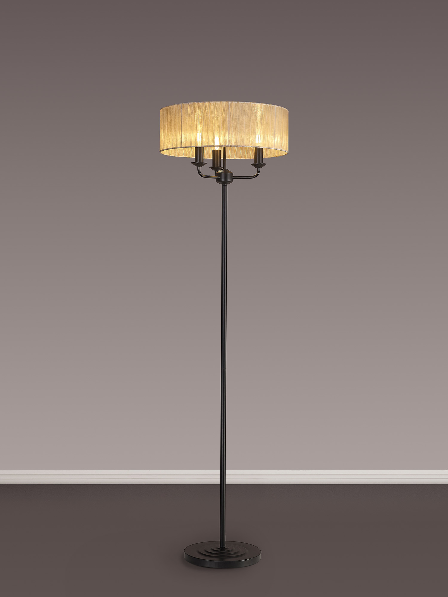 Banyan MB SB Floor Lamps Deco Shaded Floor Lamps
